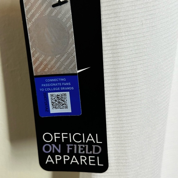 Nike Penn State Men Size Medium Polo Shirt White PSU DriFit OnField CN7861-100 - Picture 8 of 9